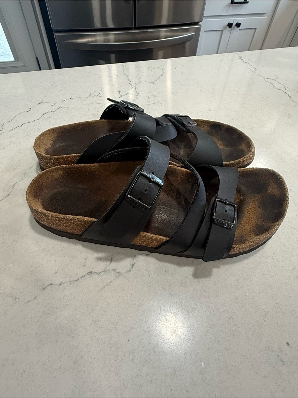 Birkenstock Franca Black Sandals – Women’s Size 40 / US 9–9.5 - Picture 4 of 9